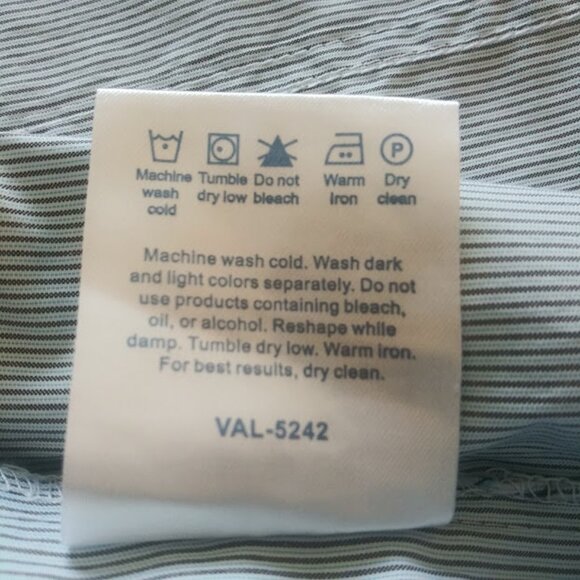 Various Artists men's size S long sleeve striped button up shirt - Picture 15 of 16